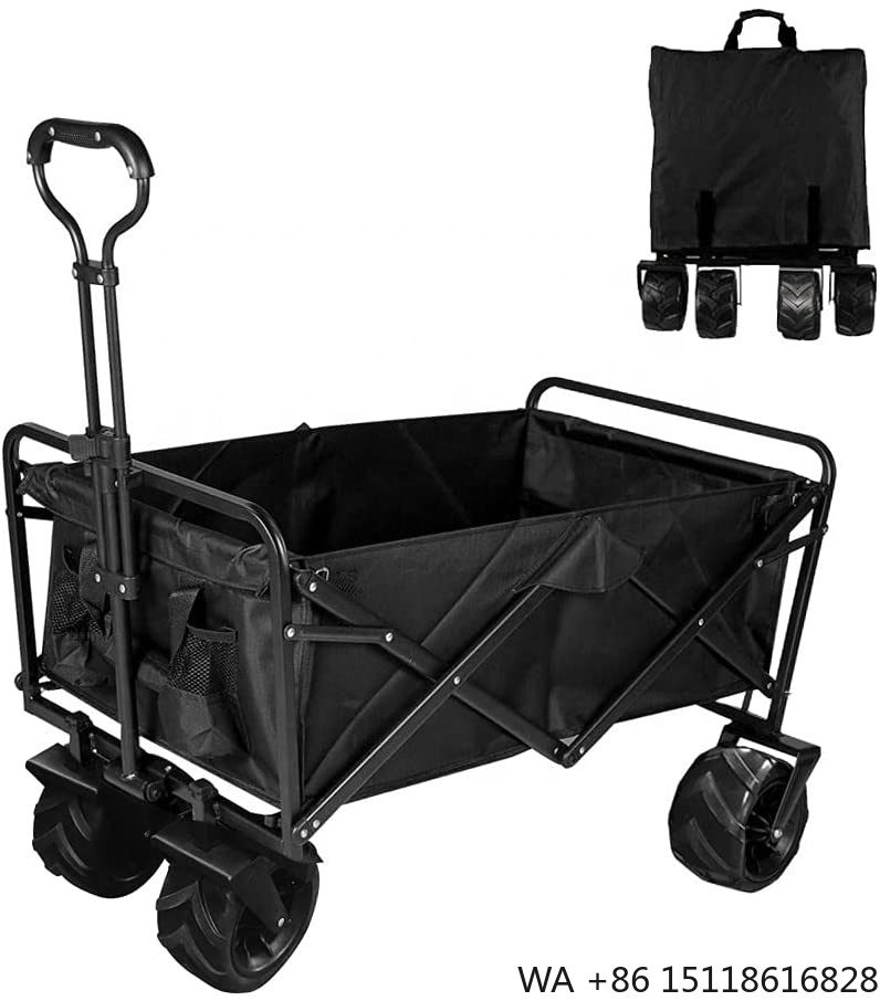 Outdoor Camping Wagon - Yeni Büyük Kapasiteli Büyük Tekerlekli Frenli