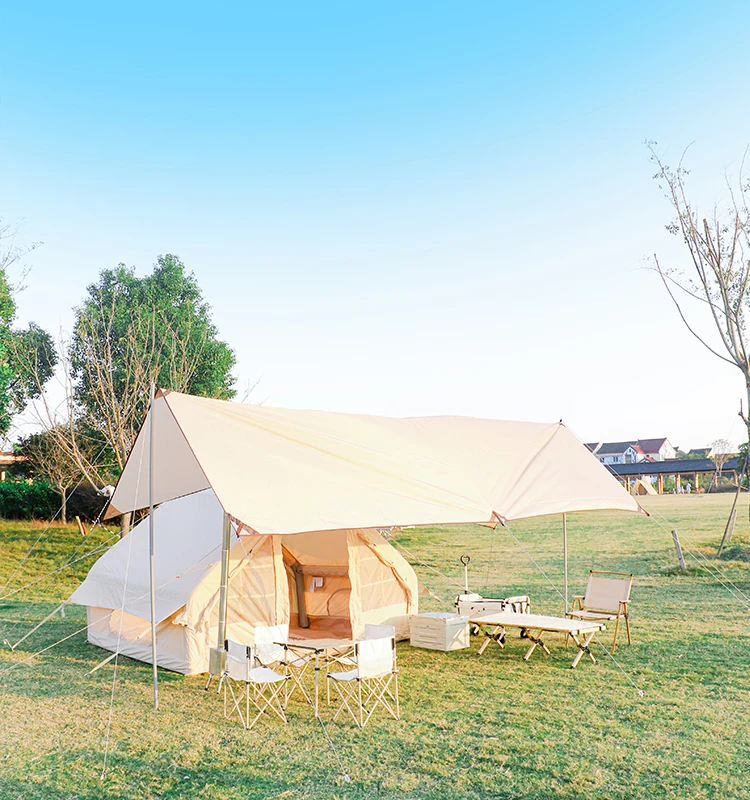 Camping Zelt Outdoor - -Açık Kamp Glamping Kanvas Çadır Ev