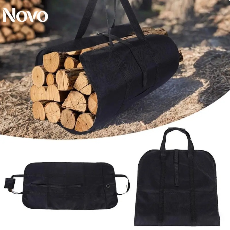 Outdoor Camping Fireplace - Şömine Odun Taşıma Çantası, Büyük Kapasiteli