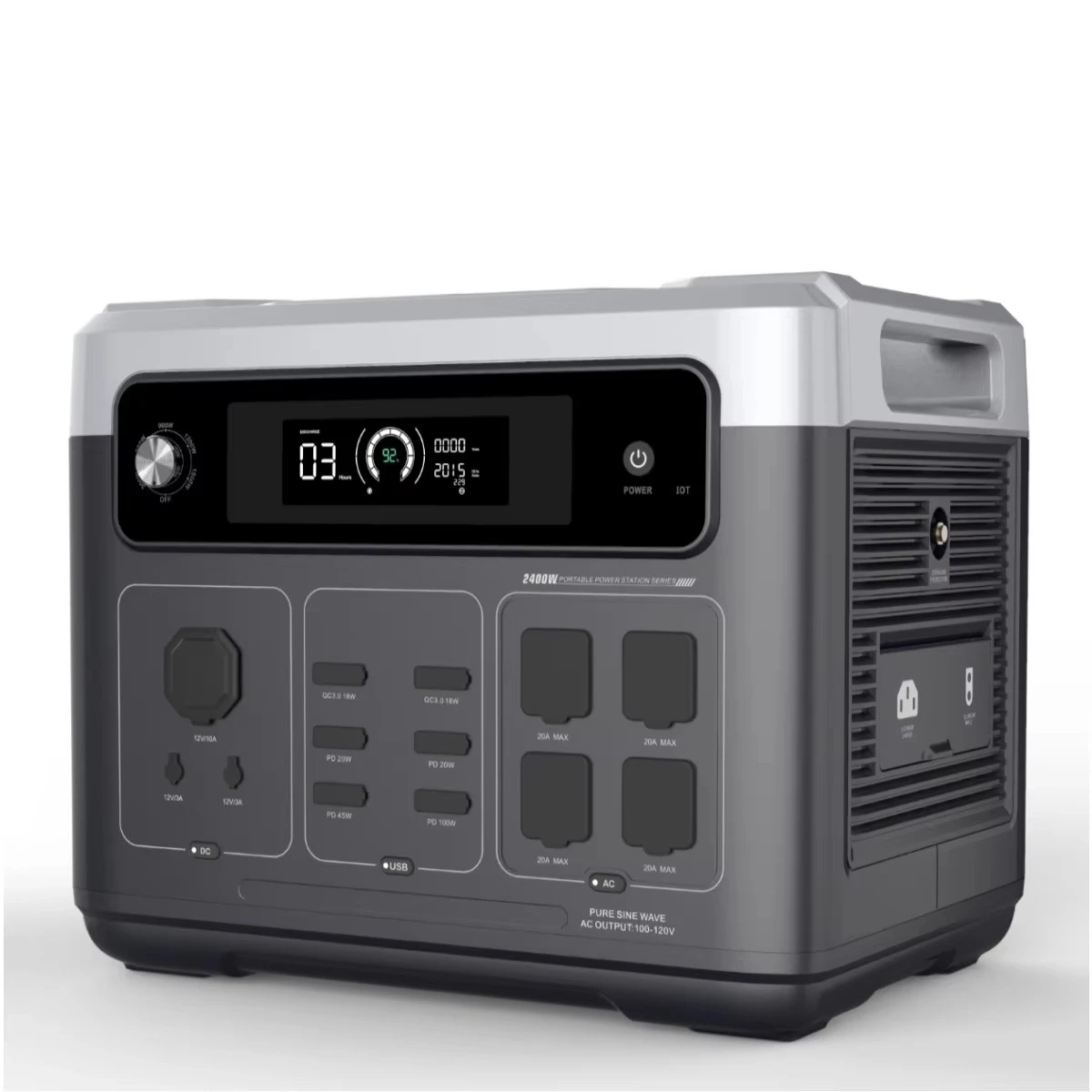 Portable Power Station - P2001 PLUS 2400W Taşınabilir Güç İstasyonu
