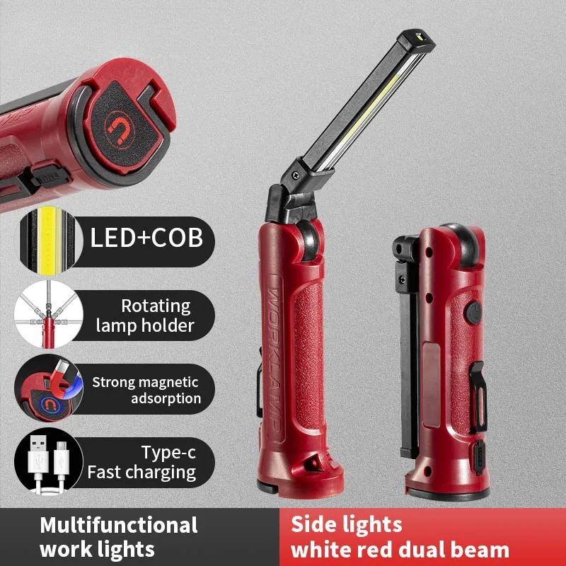 Outdoor Camping Vehicle - COB LED Çalışma Işığı Şarj Edilebilir