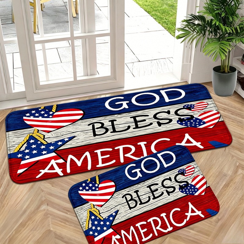 Outdoor Camping Usa - Vatansever Tanrı Amerika'yı Korusun Flanel Alan