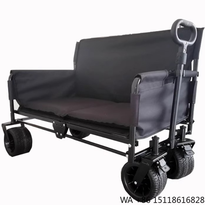 Outdoor Camping Wagon - JXFT Çok Fonksiyonlu Dört Tekerlekli Metal