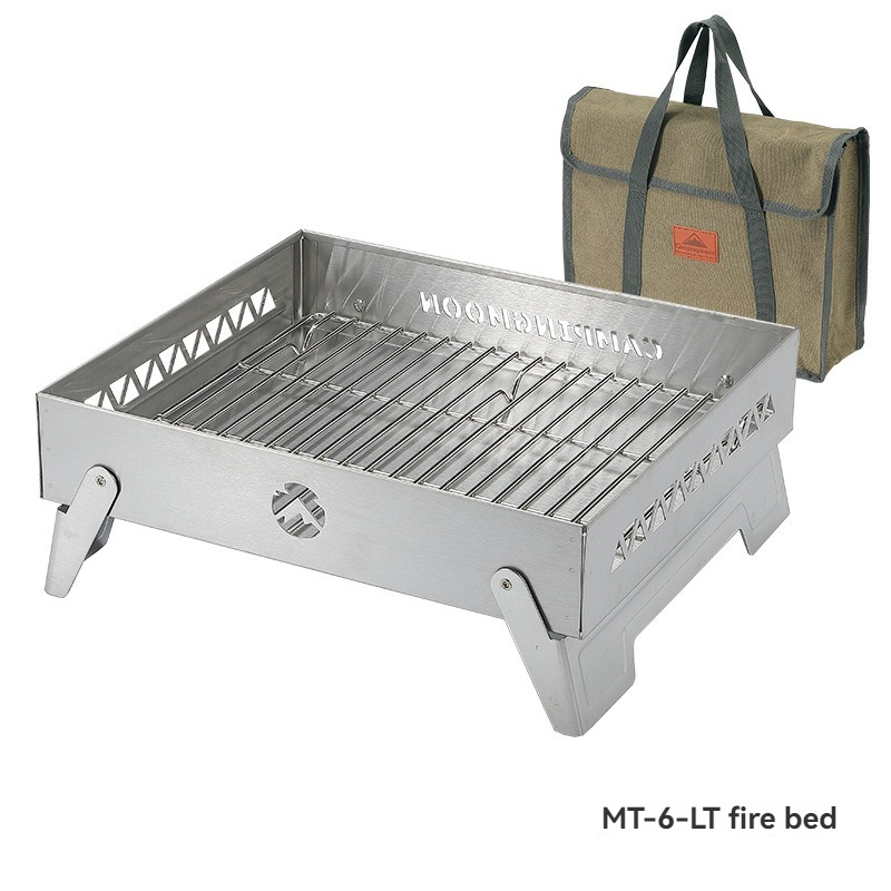 Outdoor Camping Fire Pit - CAMPINGMOON MT-6-LT Açık Hava Paslanmaz Çelik