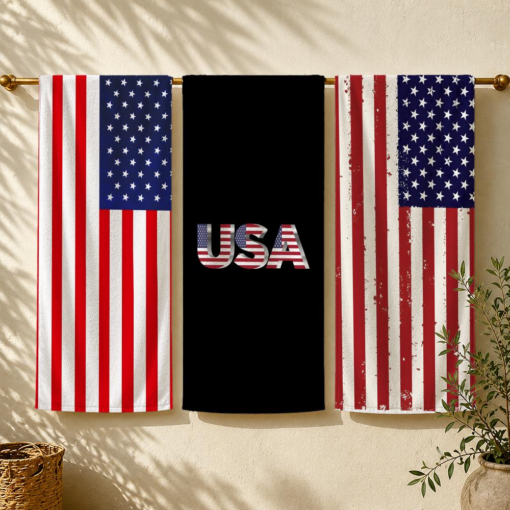 Outdoor Camping Usa - Amerika Bayrağı U-USA F-Bayrağı Havlu Plaj