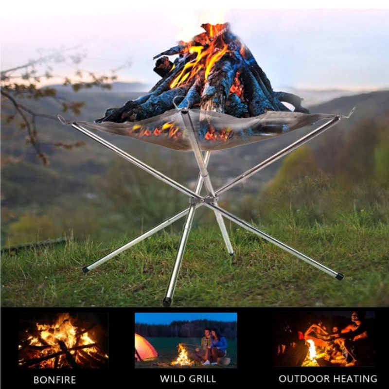 Outdoor Camping Fire Pit - Açık Hava Barbekü Şenlik Ateşi Rafı