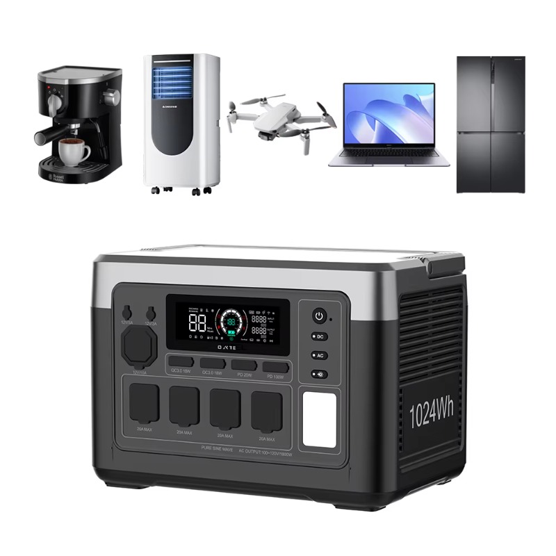 Outdoor Camping Usa - AB ABD Deposu 1800W 1024Wh Sessiz