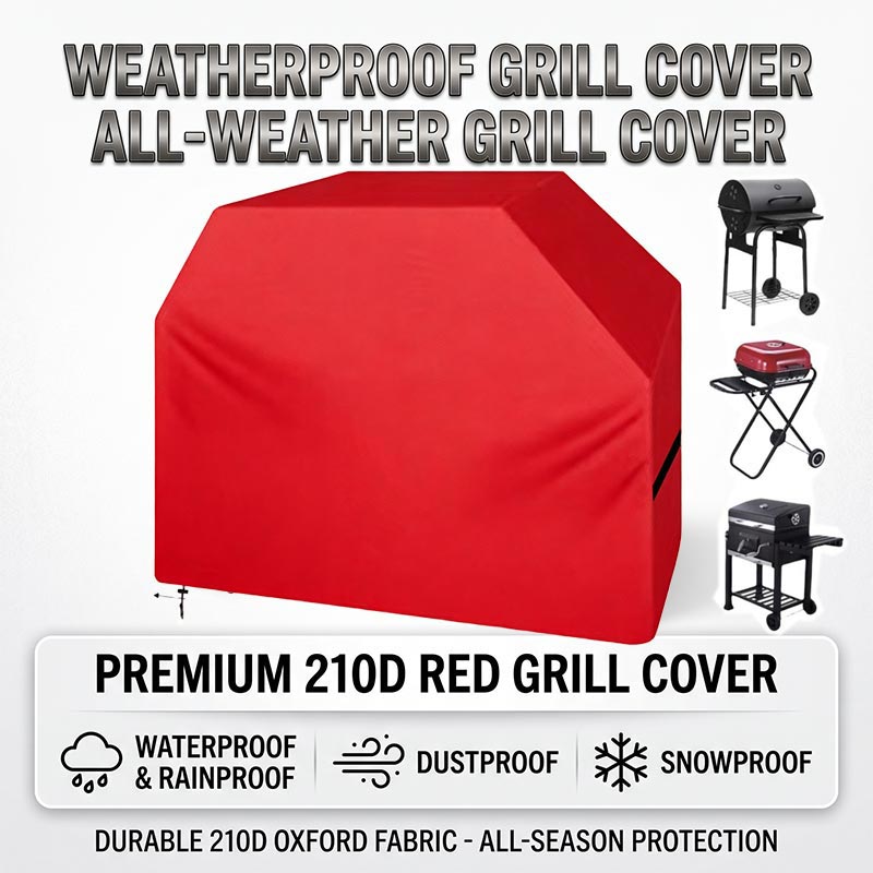 Outdoor Camping Bbq - 210D BBQ Örtüsü Toz Geçirmez Su