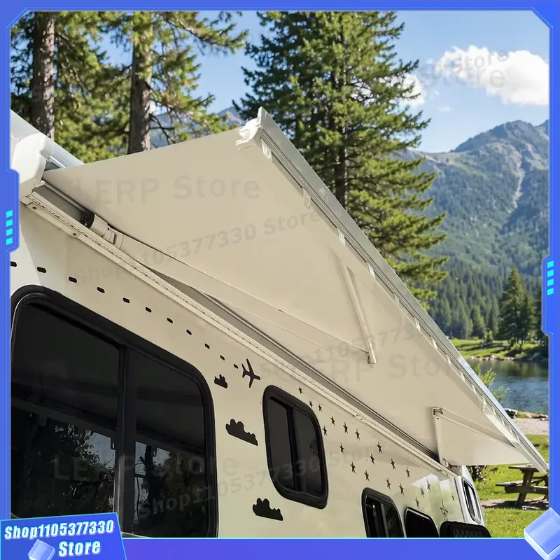 Outdoor Camping Vehicle Wagon - W5500 Manuel Kontrollü Karavan Tentesi, Kamp