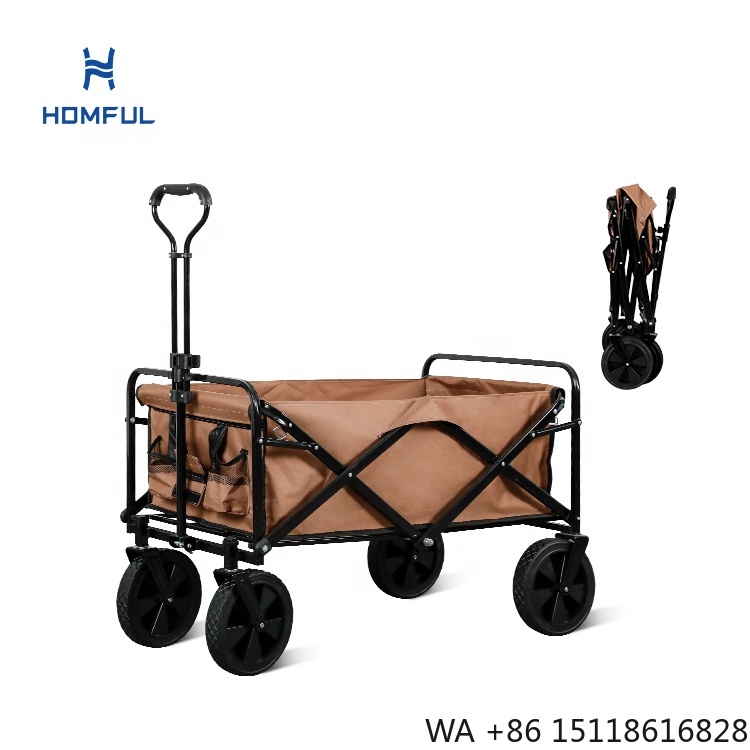 Outdoor Camping Wagon - HOMFUL Balıkçılık Bollerwagen Katlanabilir Kamp Arabası