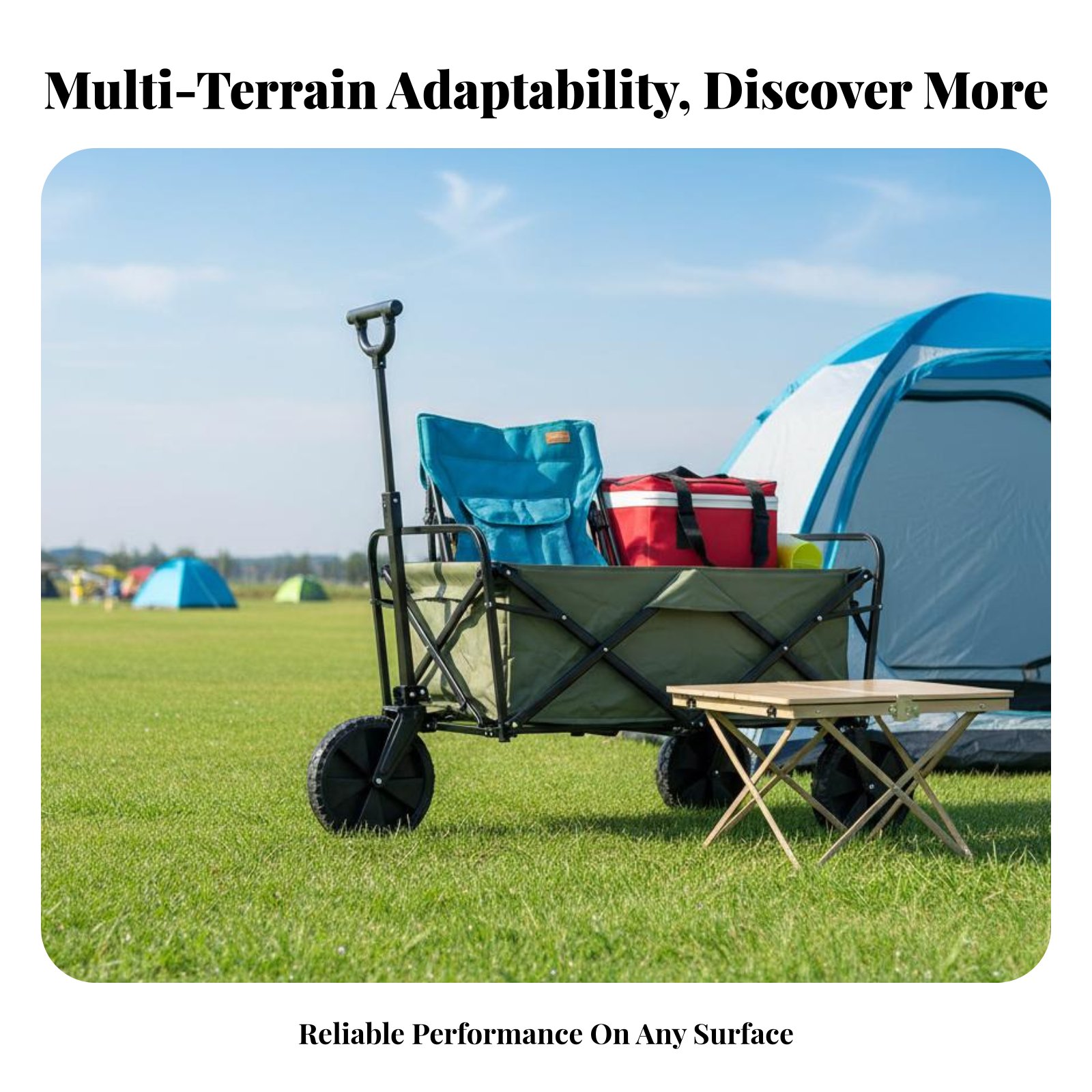 Outdoor Camping Wagon - Kamp Arabası Tekerleği Çok Amaçlı Dar