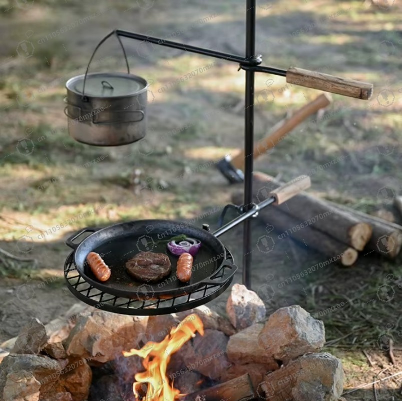 Outdoor Camping Fire Pit - 1 takım taşınabilir çok fonksiyonlu açık