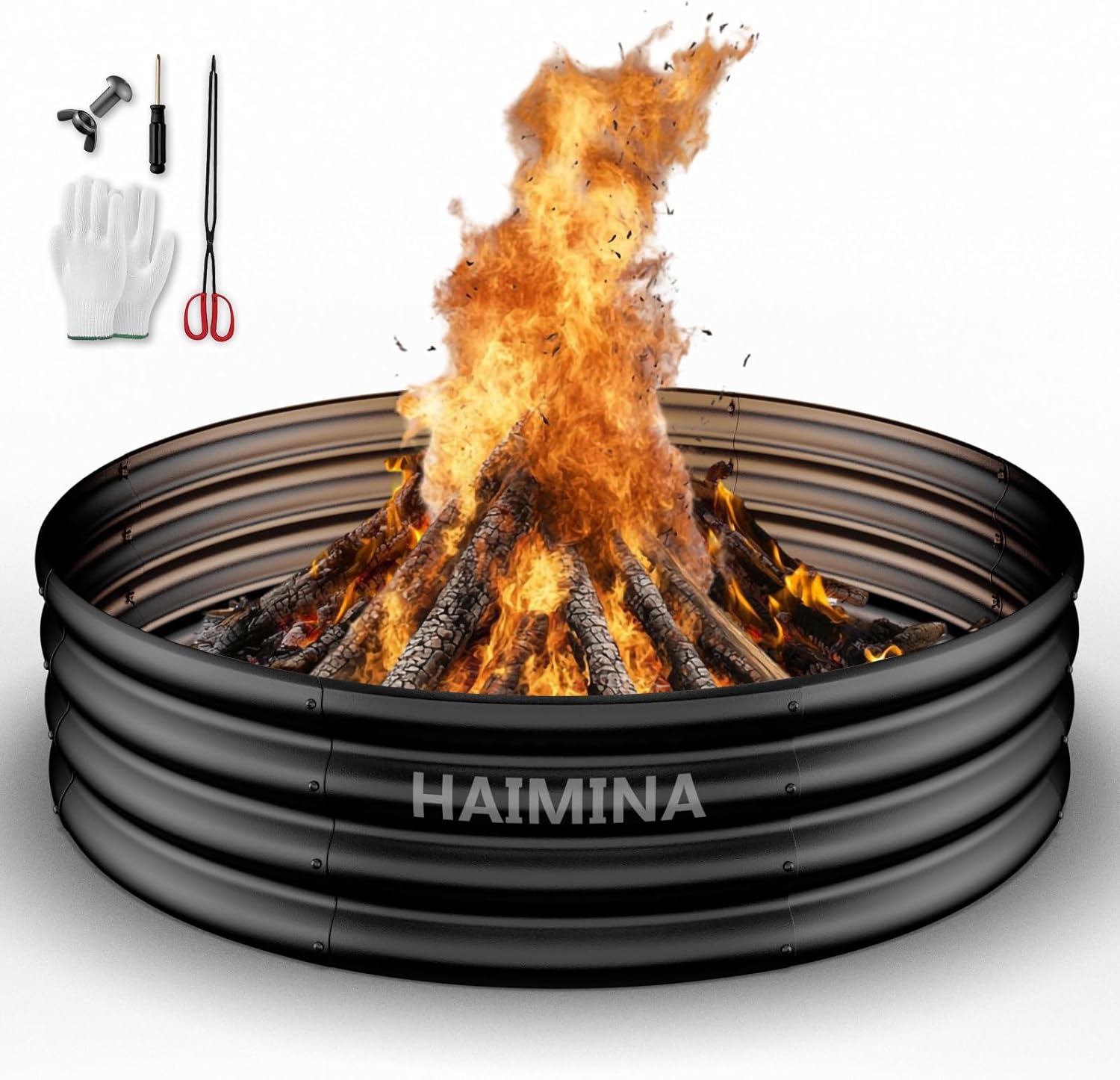 Outdoor Camping Fire Pit - 36 İnç Ağır Hizmet Tipi Ateş