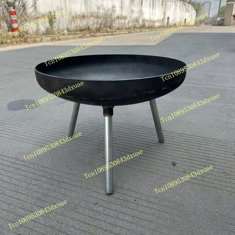 Outdoor Camping Fire Pit - 80cm Büyük Dökme Demir Ateş Çukuru