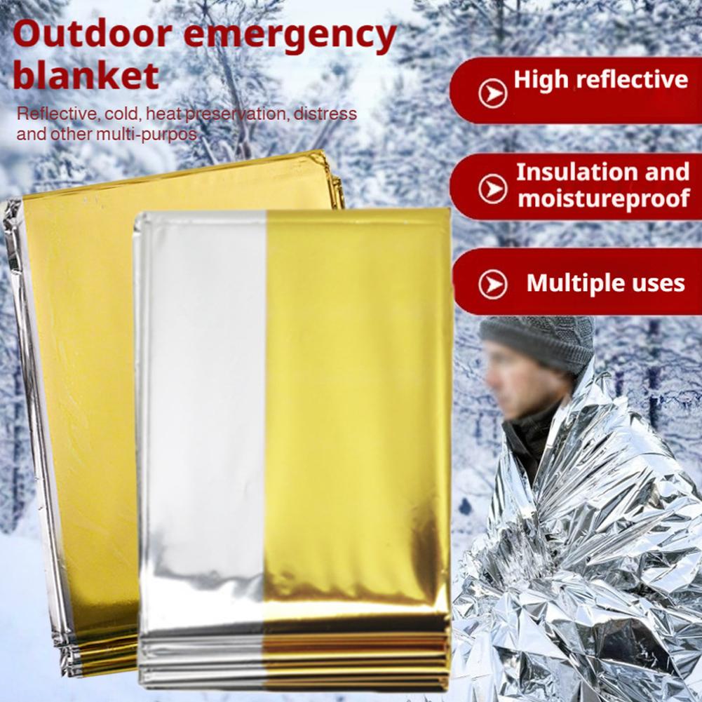 Outdoor Camping Heated Blanket - Hipotermi Kurtarma İlk Yardım Kampı Koruyucu
