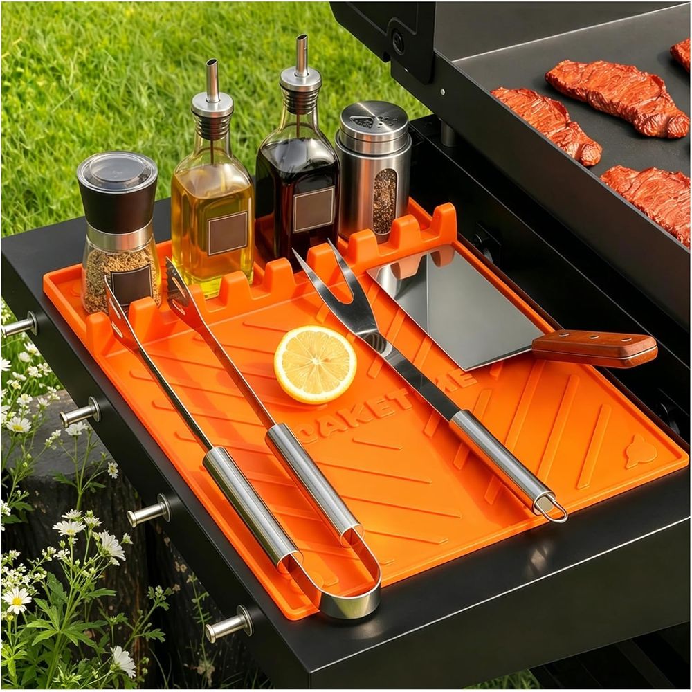 Outdoor Camping Bbq - Silikon Izgara Örtüleri veya Izgara Aksesuarları