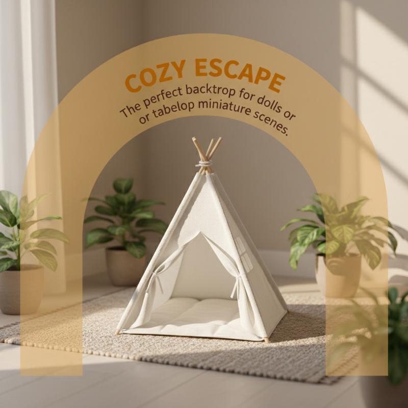 Outdoor Camping Equipment - [JN] 1:12 Ölçekli Kamp Çadırı Modeli