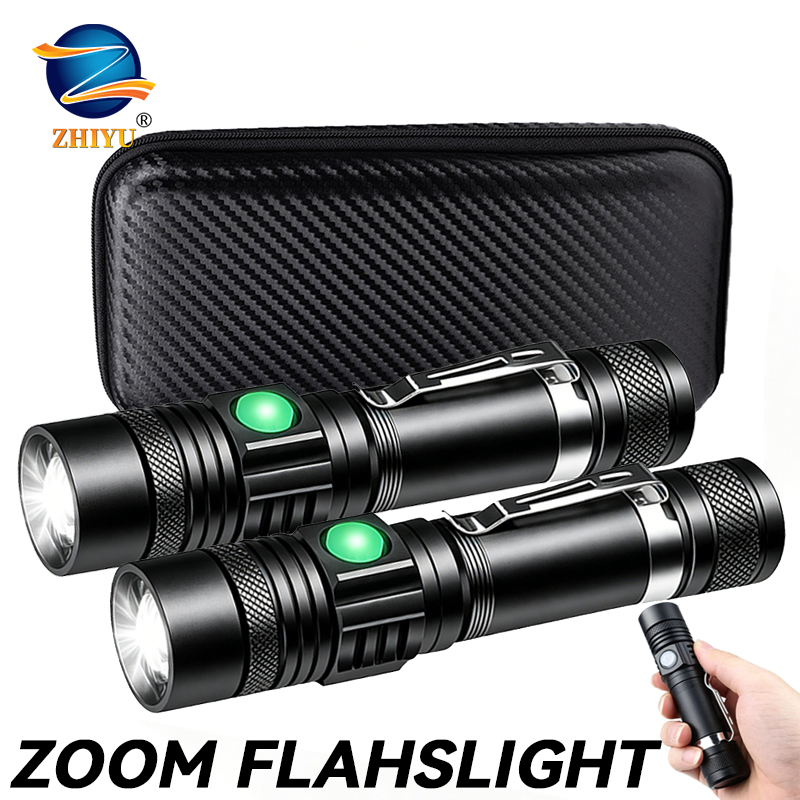 Headlamp - T6 LED Şarj Edilebilir El Feneri,