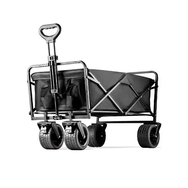 Outdoor Camping Vehicle Wagon - Hafif 150L Taşınabilir Çelik Katlanır El