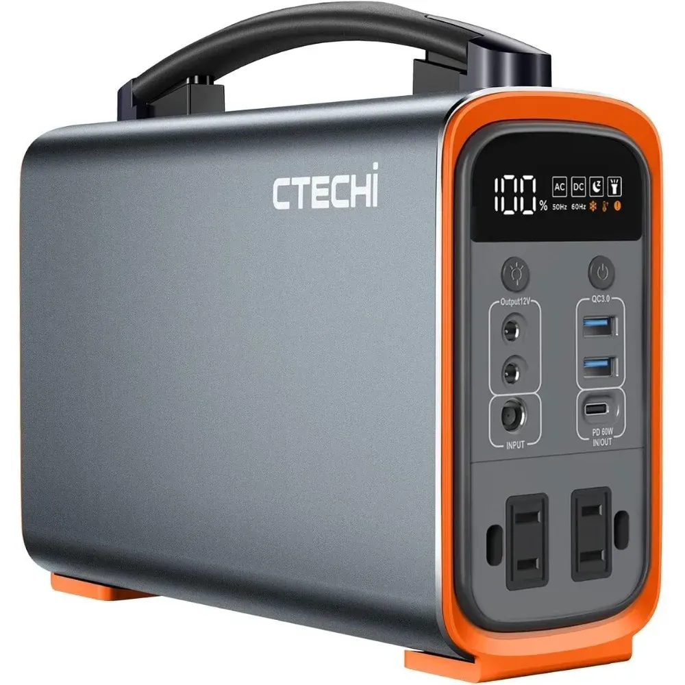 Portable Power Station - 320Wh Lifepo4 Taşınabilir Güç İstasyonu, güneş
