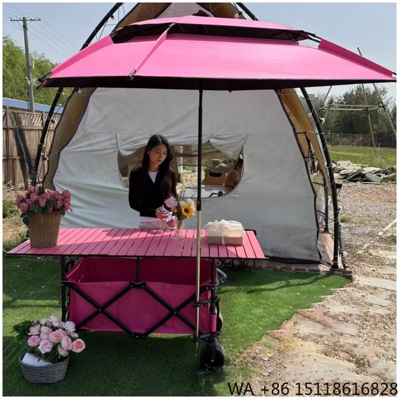 Outdoor Camping Wagon - 420L Yüksek Kaliteli 4 Pozisyonlu Yükseklik