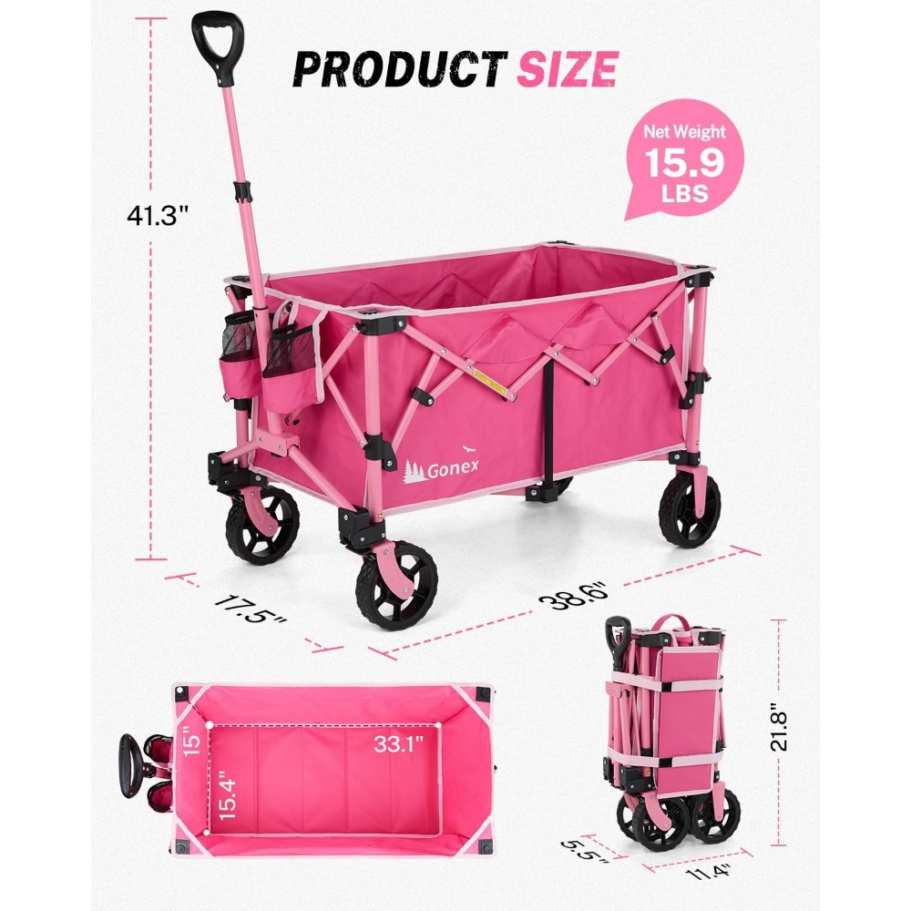 38 inç Katlanabilir Çok Amaçlı - Outdoor Camping Wagon incelemesi ve fiyatı