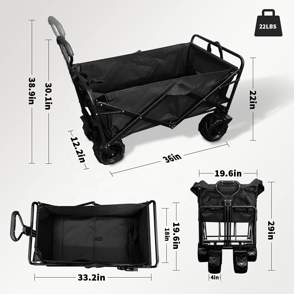 Yeni Büyük Kapasiteli Büyük Te - Outdoor Camping Wagon incelemesi ve fiyatı