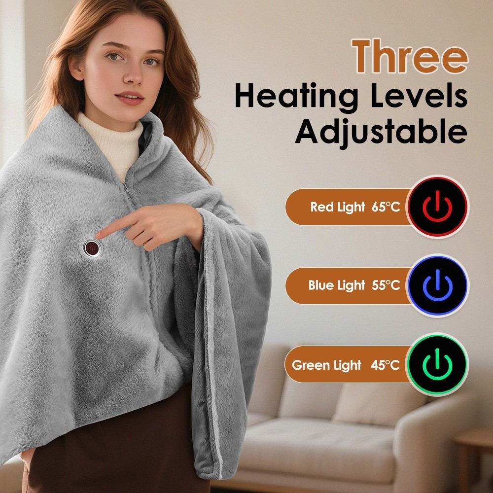 Yüksek Kaliteli Giyilebilir US - Outdoor Camping Heated Blanket incelemesi ve fiyatı
