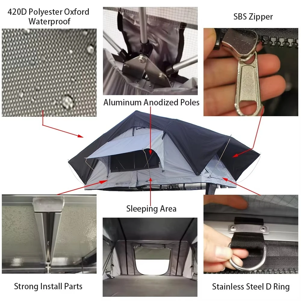 4X4 SUV Araba Tavan Çadırı Açı - Outdoor Camping Tents For Sale incelemesi ve fiyatı