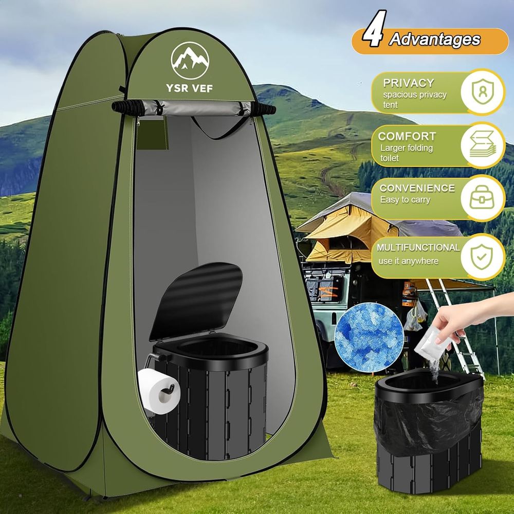 Taşınabilir Tuvalet Seti, Açıl - Outdoor Camping incelemesi ve fiyatı
