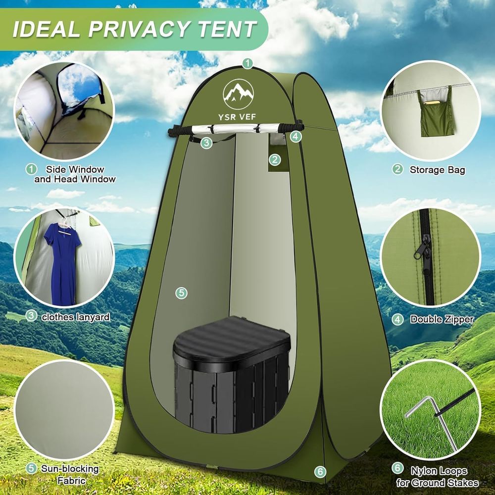 Taşınabilir Tuvalet Seti, Açıl - Outdoor Camping incelemesi ve fiyatı