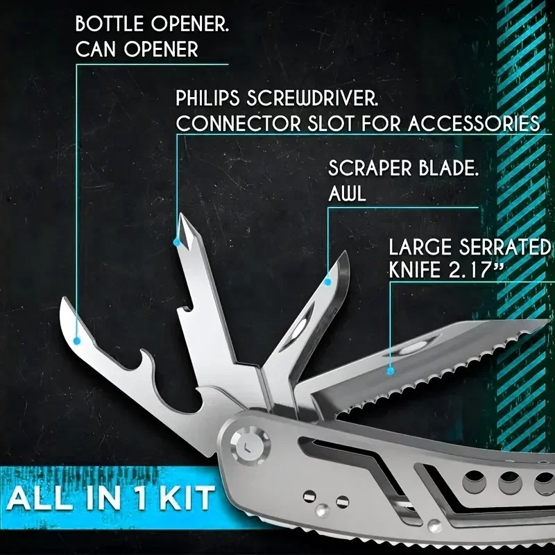 24'ü 1 Arada Çok Amaçlı Alet,  - Camping Knife Multi-Tool incelemesi ve fiyatı