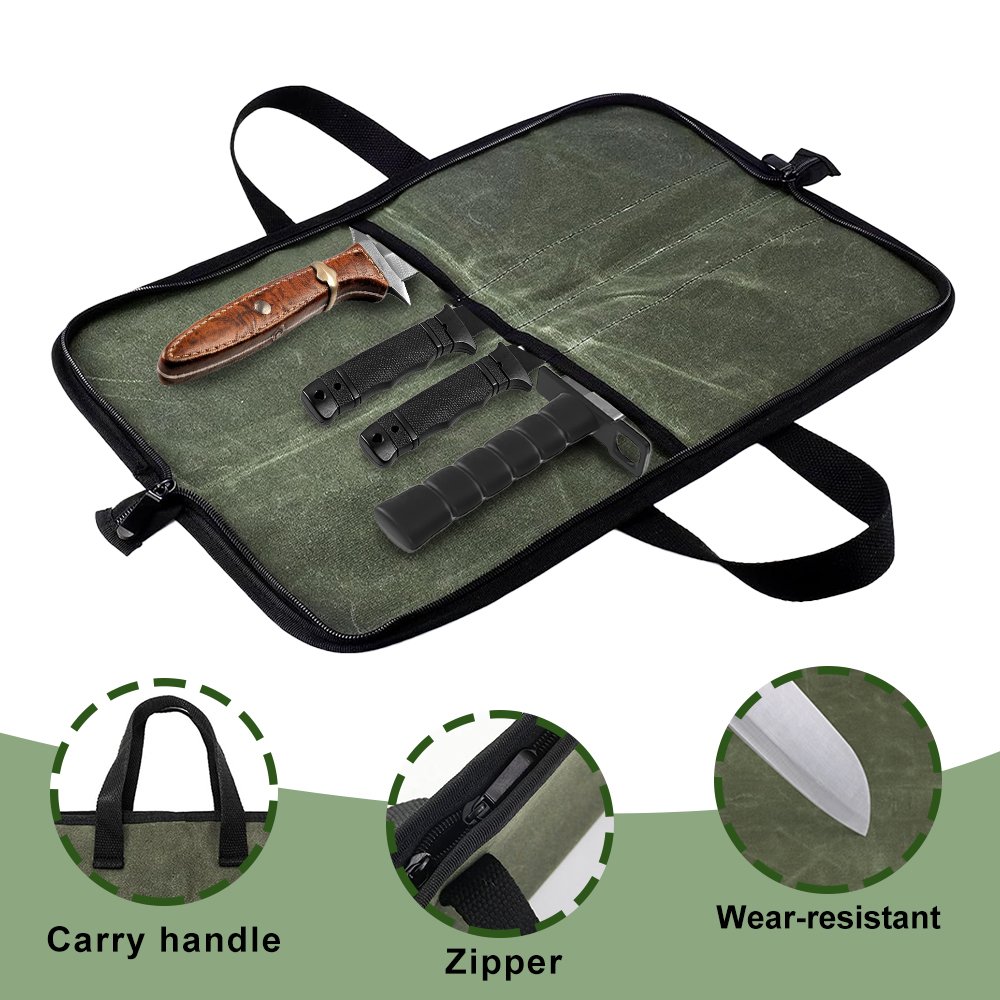 Cilalı Kanvas Bıçak Çantası Ço - Camping Knife Multi-Tool incelemesi ve fiyatı