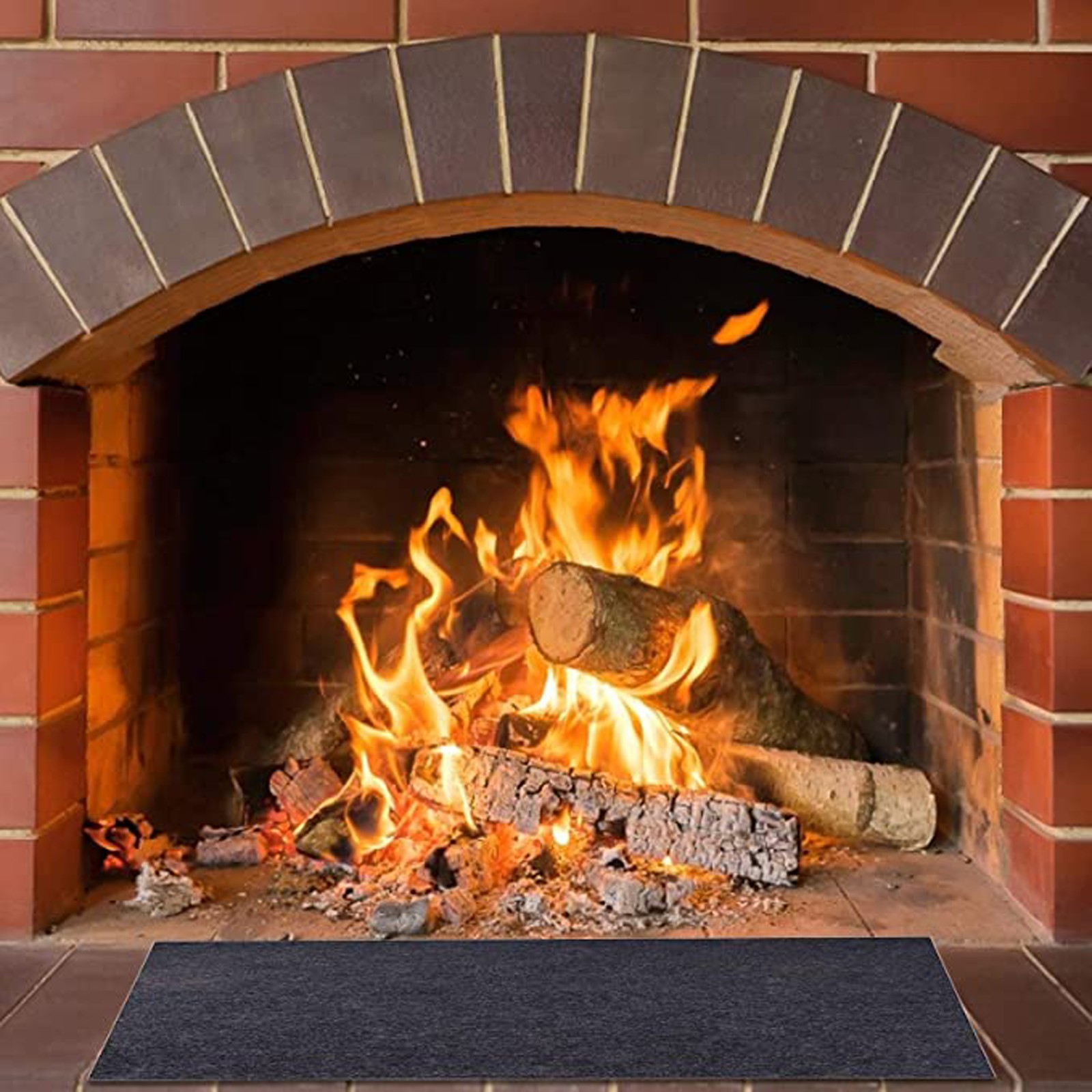 Yanmaz Şömine Ocak Halısı Siya - Outdoor Camping Fireplace incelemesi ve fiyatı