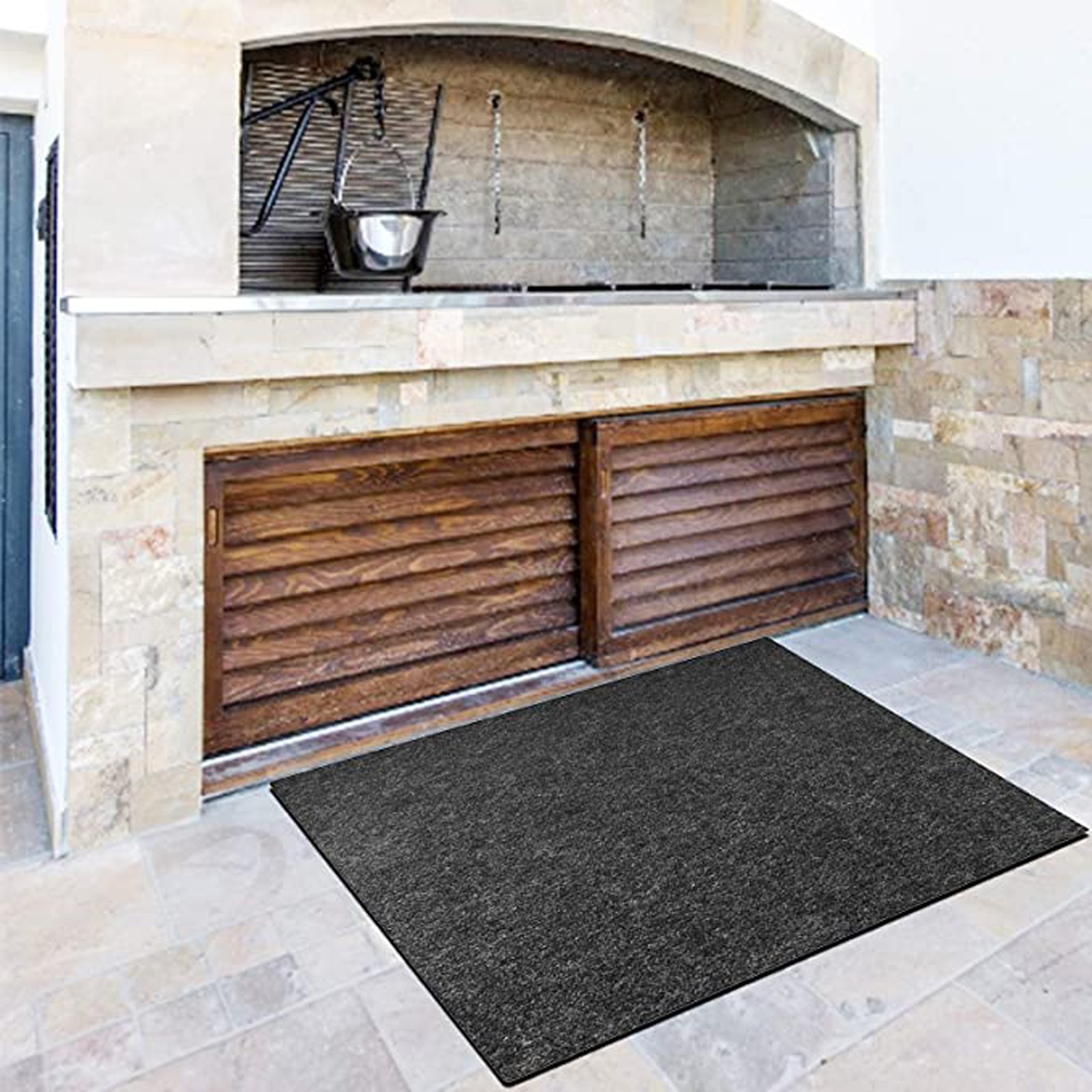 Yanmaz Şömine Ocak Halısı Siya - Outdoor Camping Fireplace incelemesi ve fiyatı