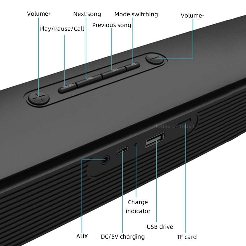 TV soundbar'da kablolu ve Wire - Outdoor Camping Tv incelemesi ve fiyatı