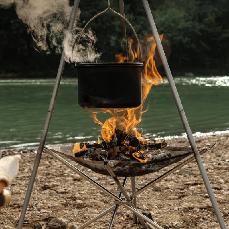 Taşınabilir katlanabilir çelik - Outdoor Camping Fireplace incelemesi ve fiyatı