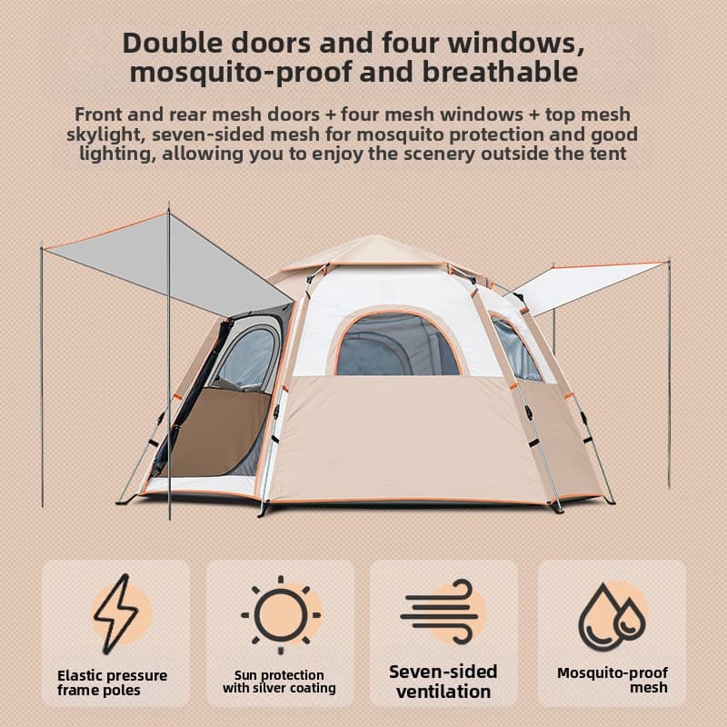 Taşınabilir 5-8 Kişilik Kamp Ç - Camping Zelt Outdoor incelemesi ve fiyatı
