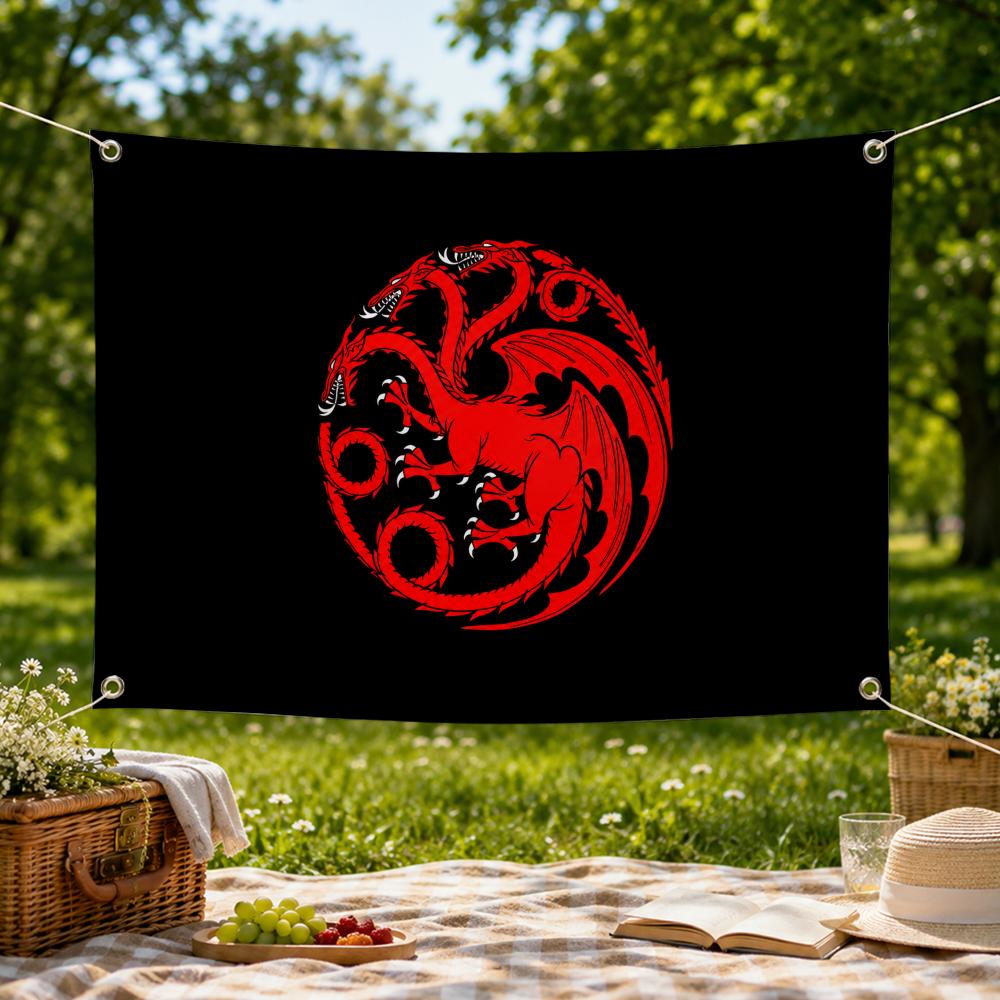 Ejderha Evi TV Bayrağı Duvar D - Outdoor Camping Tv incelemesi ve fiyatı
