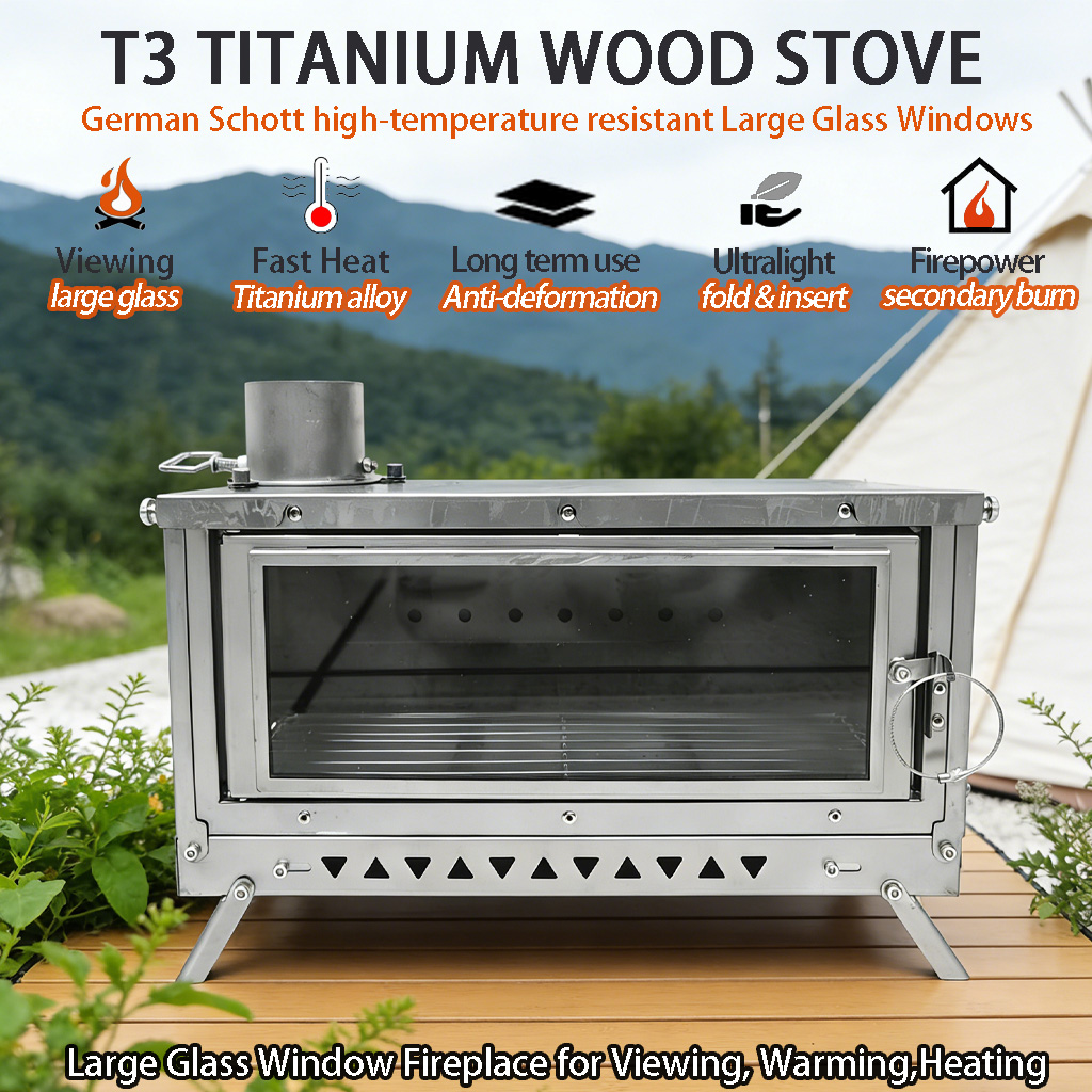 DANCHEL T3 Titanyum Çadır Soba - Outdoor Camping Fireplace incelemesi ve fiyatı