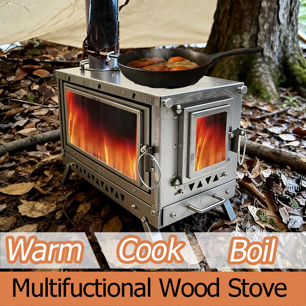 DANCHEL T3 Titanyum Çadır Soba - Outdoor Camping Fireplace incelemesi ve fiyatı