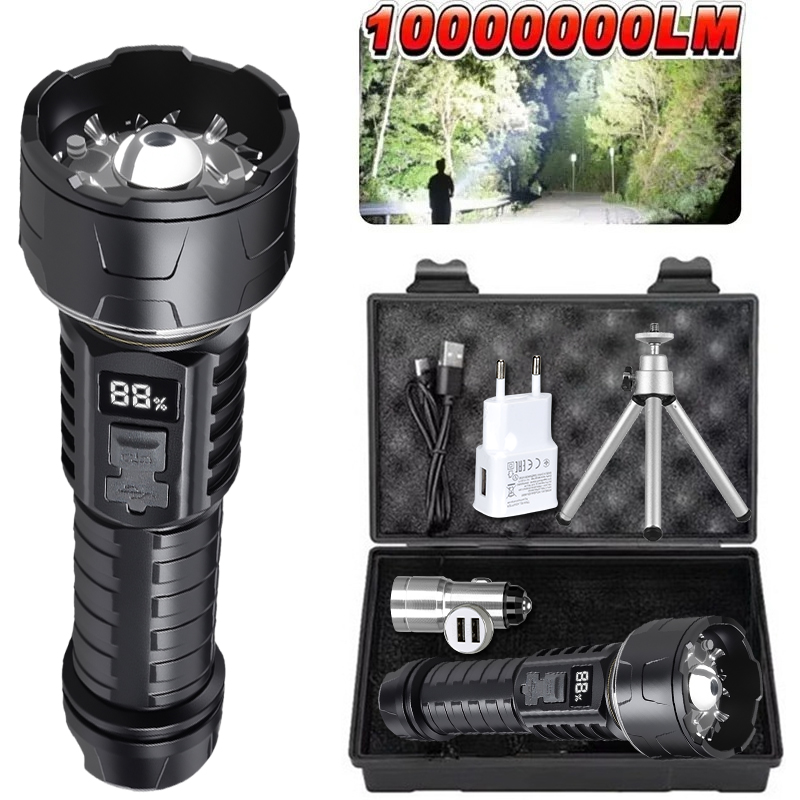 COB LED El Feneri Şarj Edilebi - Outdoor Camping Hiking incelemesi ve fiyatı