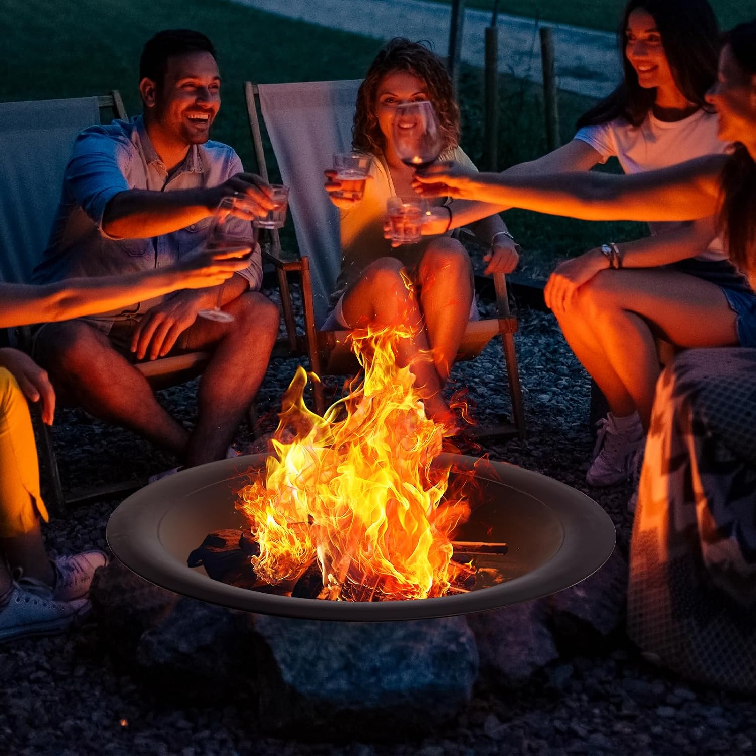 35 İnç Çelik Ateş Çukuru Kasas - Outdoor Camping Fireplace incelemesi ve fiyatı