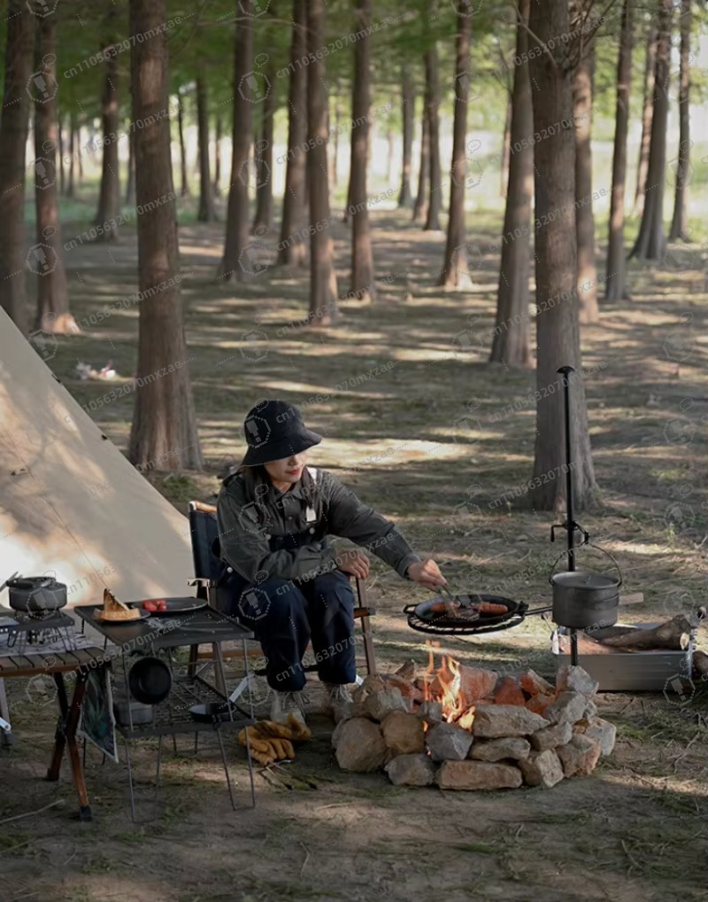 1 takım taşınabilir çok fonksi - Outdoor Camping Fire Pit incelemesi ve fiyatı