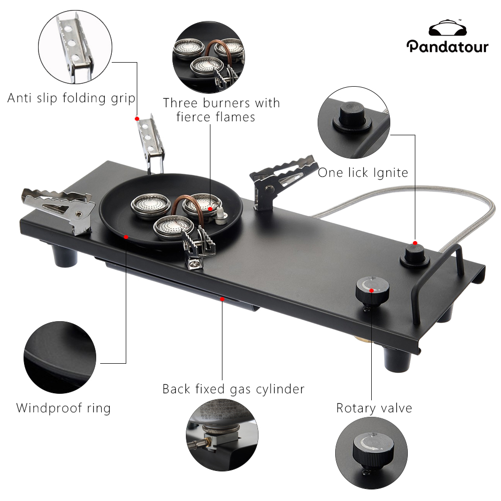 Pandatour Kamp IGT 0.5UNT Gaz  - Outdoor Camping Fire Pit incelemesi ve fiyatı