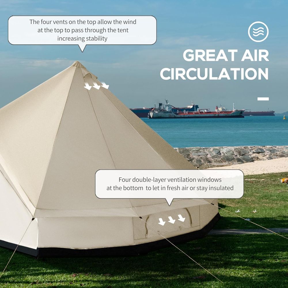 10 Kişilik Geniş Glamping Çadı - Outdoor Camping And Glamping incelemesi ve fiyatı