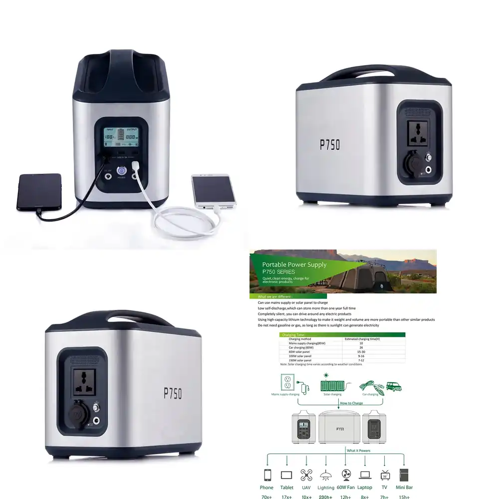 AC 100W 200W 300W 110V ABD AB  - Outdoor Camping Usa incelemesi ve fiyatı