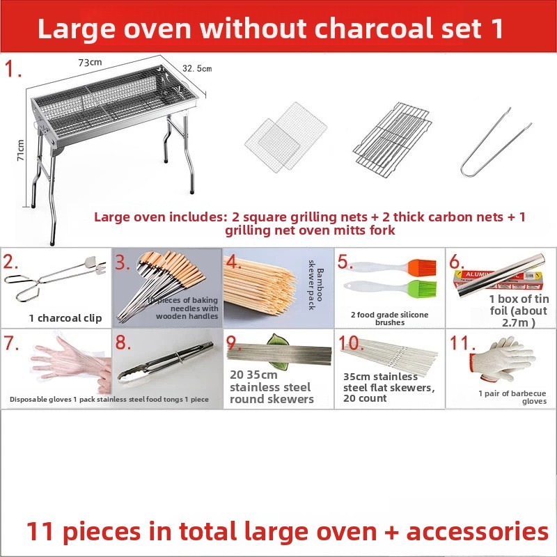 Büyük Katlanır Mangal Izgarası - Outdoor Camping Equipment incelemesi ve fiyatı