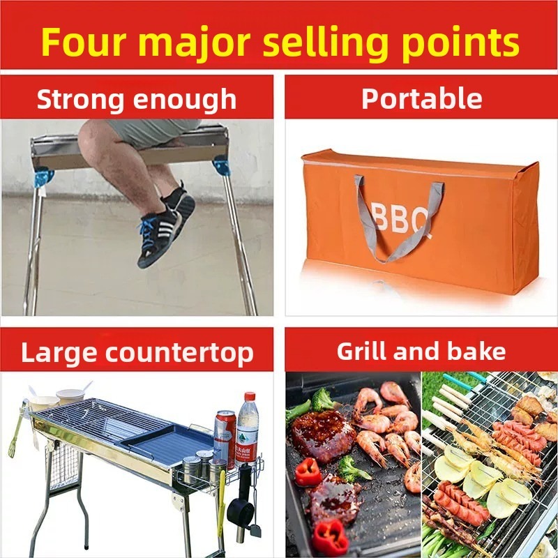 Büyük Katlanır Mangal Izgarası - Outdoor Camping Equipment incelemesi ve fiyatı