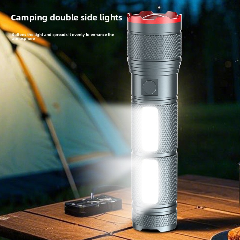 7200mAh Vurgu El Feneri COB Ya - Outdoor Camping Hiking incelemesi ve fiyatı